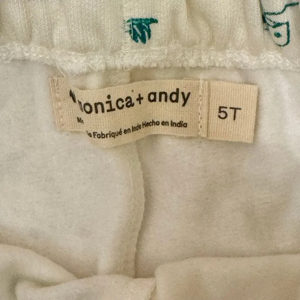 Rainbow Dinosaurs Set Shirt Jogger Sweapants Organic Cotton Monica + Andy Size 5